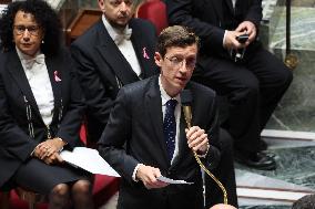 Session of Questions to the Government at the French National Assembly - Paris