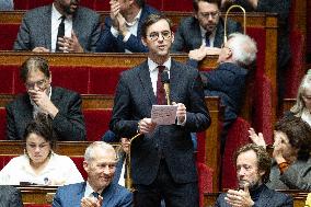 Questions to the government at the National Assembly - Paris