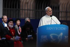 Pope Leo XIV participates in the International Meeting for Peace - Rome