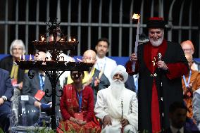 Pope Leo XIV participates in the International Meeting for Peace - Rome