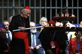 Pope Leo XIV participates in the International Meeting for Peace - Rome