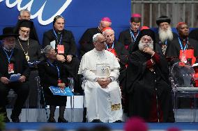 Pope Leo XIV participates in the International Meeting for Peace - Rome
