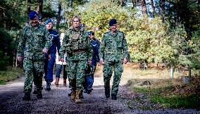 Queen Maxima Visit the Royal Marechaussee Training and Education Center - Netherlands