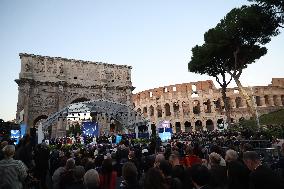 Pope Leo XIV participates in the International Meeting for Peace - Rome