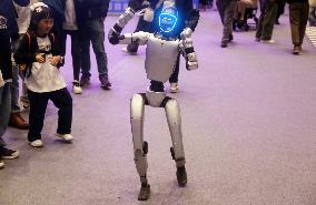 Robot Dancing at GLOBAL AI PLAYER CARNIVAL in Shanghai