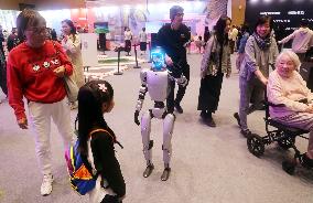 Robot Dancing at GLOBAL AI PLAYER CARNIVAL in Shanghai