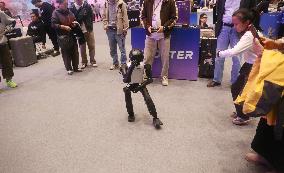 Robot Dancing at GLOBAL AI PLAYER CARNIVAL in Shanghai