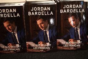 Launch of Jordan Bardella book - Paris