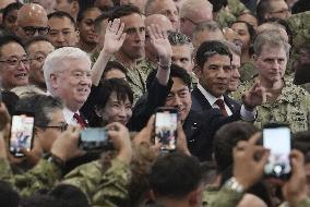 U.S. President Trump at Yokosuka base