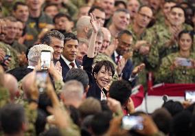 U.S. President Trump at Yokosuka base