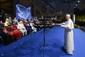 Pope Leo XIV At Meeting For Peace At The Colosseum - Rome