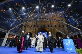 Pope Leo XIV At Meeting For Peace At The Colosseum - Rome