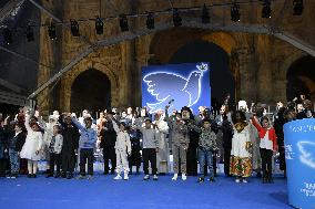 Pope Leo XIV At Meeting For Peace At The Colosseum - Rome