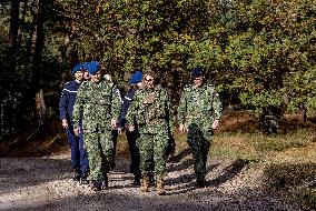 Queen Maxima Visit the Royal Marechaussee Training and Education Center - Netherlands