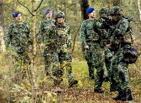 Queen Maxima Visit the Royal Marechaussee Training and Education Center - Netherlands