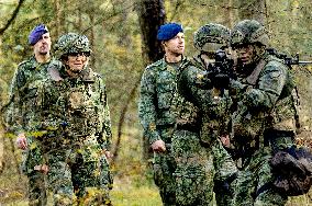 Queen Maxima Visit the Royal Marechaussee Training and Education Center - Netherlands