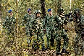 Queen Maxima Visit the Royal Marechaussee Training and Education Center - Netherlands