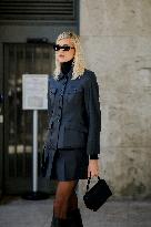 PFW - Akris Street Style