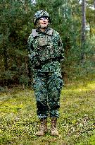 Queen Maxima Visit the Royal Marechaussee Training and Education Center - Netherlands