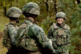 Queen Maxima Visit the Royal Marechaussee Training and Education Center - Netherlands