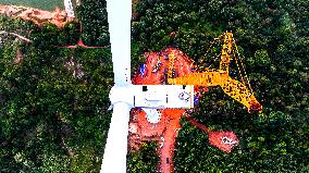 Wind Power Projects Construction in Yichun