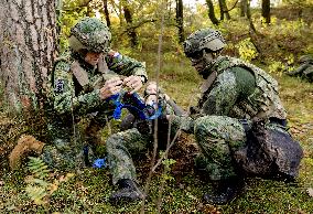 Queen Maxima Visit the Royal Marechaussee Training and Education Center - Netherlands