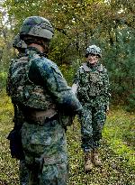 Queen Maxima Visit the Royal Marechaussee Training and Education Center - Netherlands