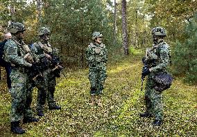 Queen Maxima Visit the Royal Marechaussee Training and Education Center - Netherlands