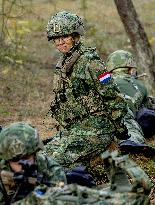 Queen Maxima Visit the Royal Marechaussee Training and Education Center - Netherlands