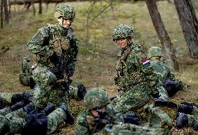 Queen Maxima Visit the Royal Marechaussee Training and Education Center - Netherlands