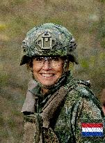 Queen Maxima Visit the Royal Marechaussee Training and Education Center - Netherlands