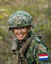 Queen Maxima Visit the Royal Marechaussee Training and Education Center - Netherlands
