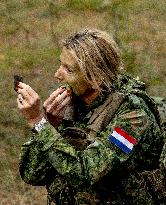 Queen Maxima Visit the Royal Marechaussee Training and Education Center - Netherlands