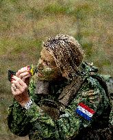 Queen Maxima Visit the Royal Marechaussee Training and Education Center - Netherlands