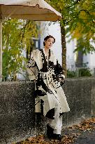 PFW - Akris Street Style