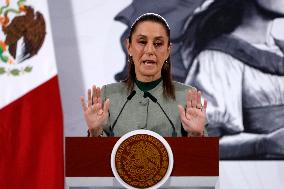 President Claudia Sheinbaum News Conference - Mexico