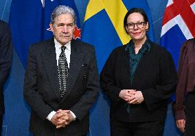 NEW ZEALAND FOREIGN MINISTERS IN STOCKHOLM