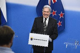 NEW ZEALAND FOREIGN MINISTERS IN STOCKHOLM