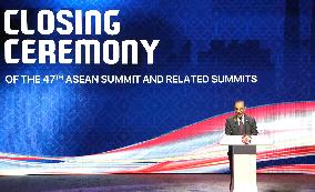 ASEAN Summit Concludes - Kuala Lumpur