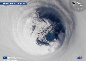 Satellite View of Hurricane Melissa