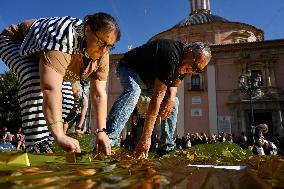 Tribute Held For DANA Victims - Valencia