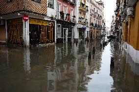 Heavy Rain and Wind in Andalusia - Spain