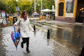 Heavy Rain and Wind in Andalusia - Spain