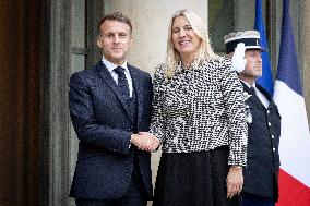 Members of the Presidency of Bosnie and Herzegovina at the Elysee - Paris AJ