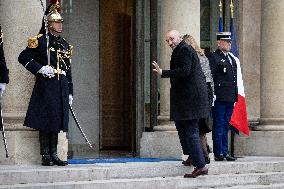Members of the Presidency of Bosnie and Herzegovina at the Elysee - Paris AJ