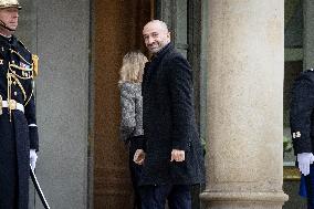 Members of the Presidency of Bosnie and Herzegovina at the Elysee - Paris AJ