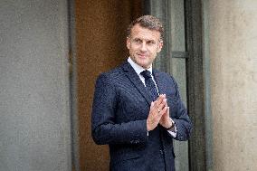 Members of the Presidency of Bosnie and Herzegovina at the Elysee - Paris AJ