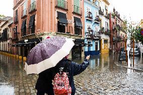 Heavy Rain and Wind in Andalusia - Spain