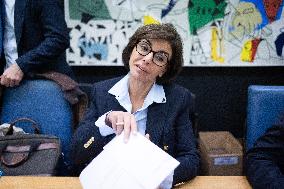 Hearing of Rachida Dati at the National Assembly - Paris