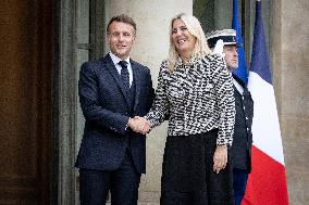Members of the Presidency of Bosnie and Herzegovina at the Elysee - Paris AJ